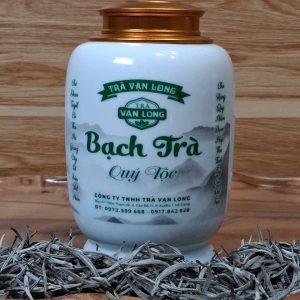 BẠCH TRÀ QUÝ TỘC 100G - Hũ Sứ